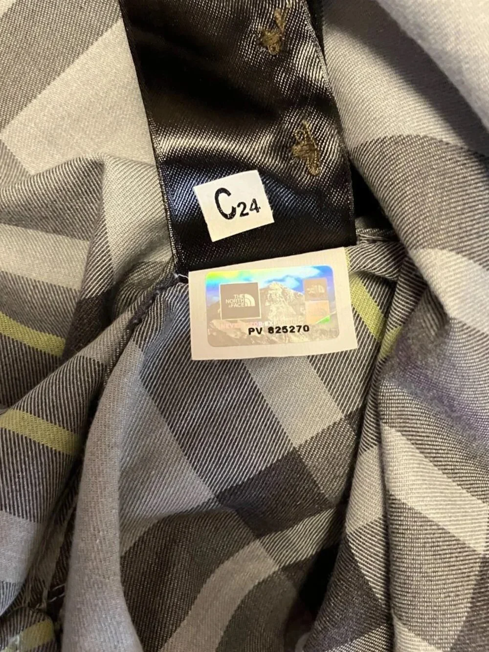 The North Face Boulder George Shirt Mens XXL Gray Plaid LS Button Up New